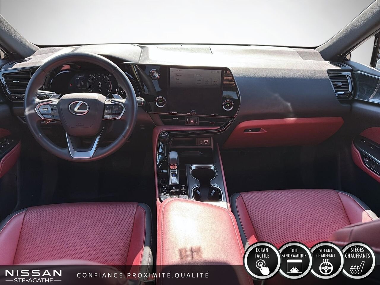 Lexus NX 350 | INTÉRIEUR ROUGE NULUXE | TOIT OUVRANT | AWD 2025 Noir Saint-Jérôme - photo #9