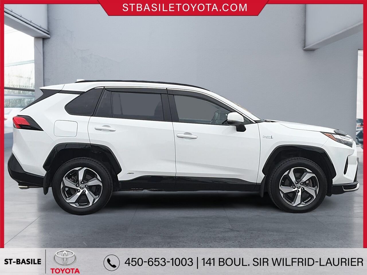 TOYOTA RAV4 PRIME 2023 Blanc Saint-Basile-le-Grand - photo #2
