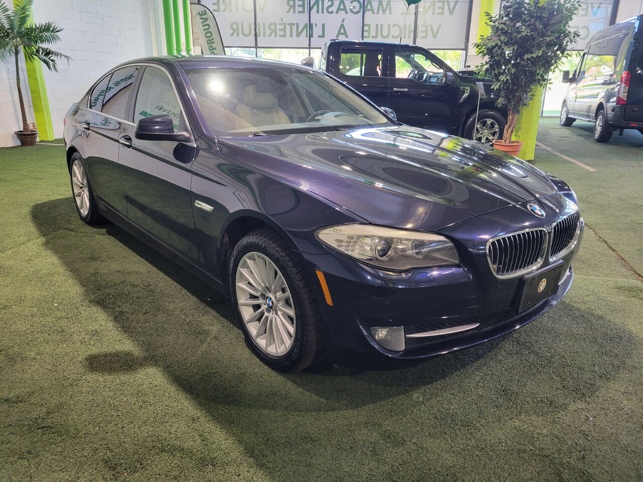 BMW Série 5 2013 Bleu Longueuil, - photo #7