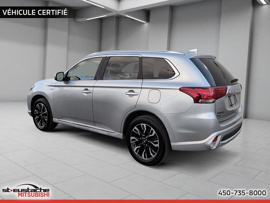 Mitsubishi Outlander PHEV SE PHEV-SIÈGES CHAUFFANTS-CUIR/SUÈDE-35 KM AUTONOMIE ELECTRIQUE 2018 Argent