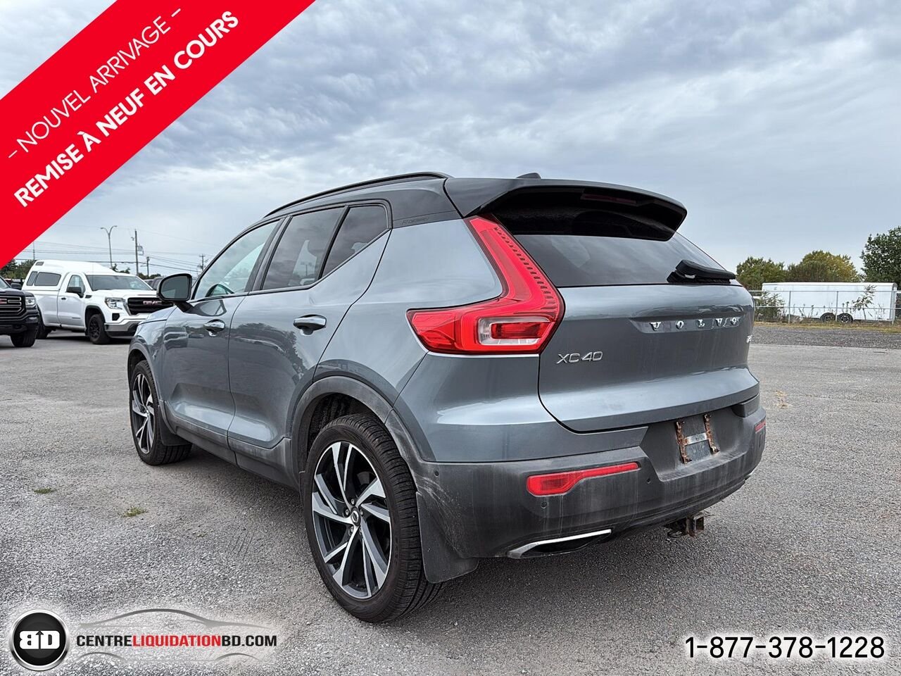 Volvo XC40 T5 R-Design TI | BD0400 2019 Gris Granby - photo #9