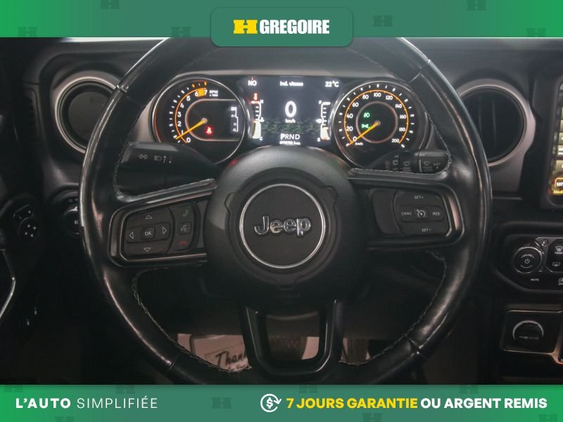Jeep Wrangler SH0444 | Unlimited Sport 80th Anniversary 4WD AUTO A/C MAGS 2021 Gris Laval - photo #23