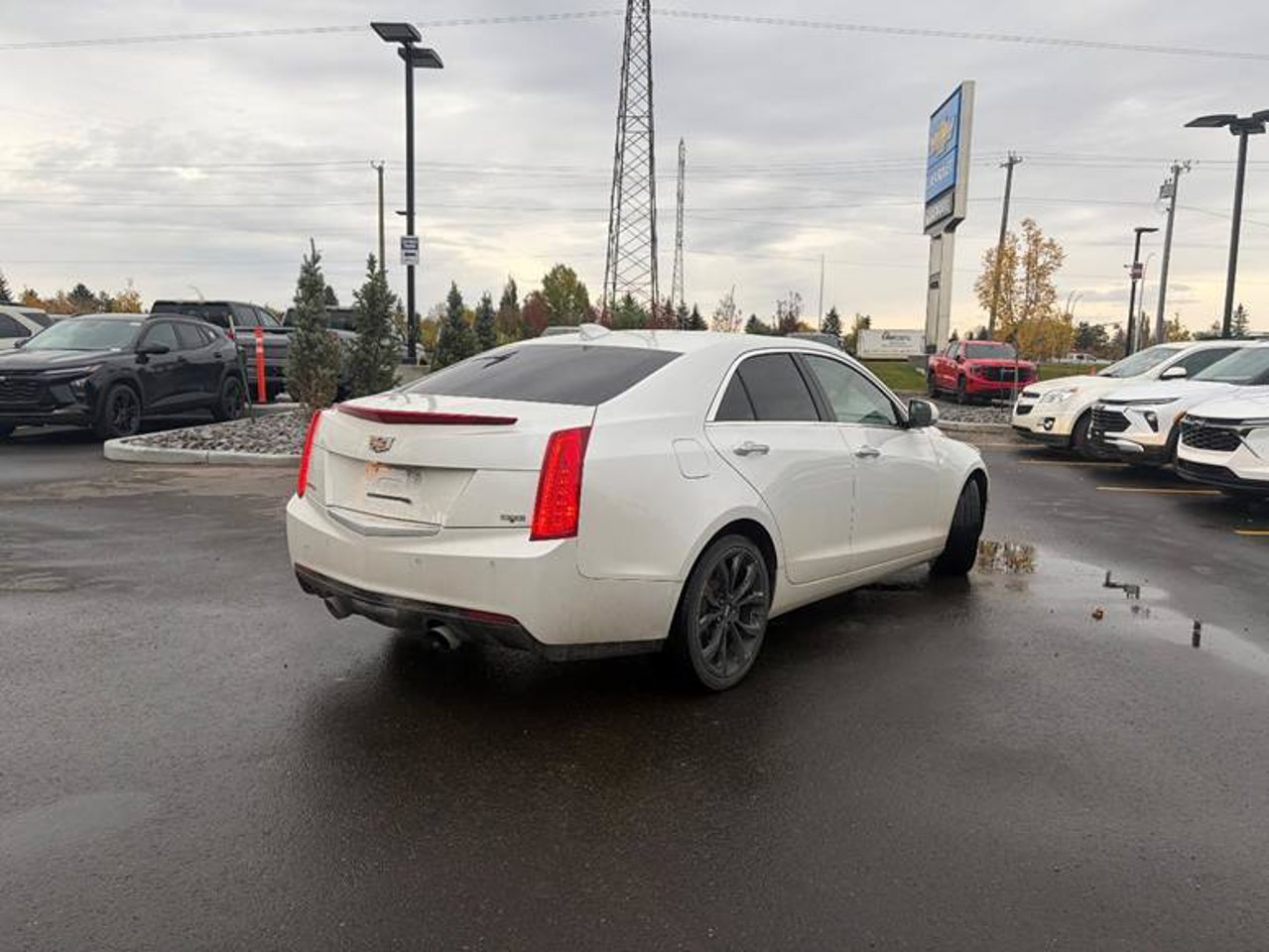 2015 Cadillac ATS Sedan 4dr Sdn 3.6L Performance AWD White Sherwood Park - photo #4