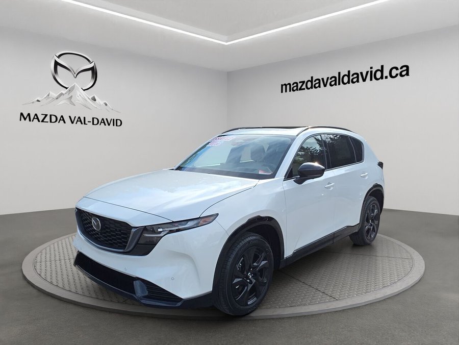 Mazda CX-5 GT TI, ÉCRAN TACTILE 12.9 POUCES, SIÈGES CHAUFFANTS 2026 Blanc rhodium métallisé