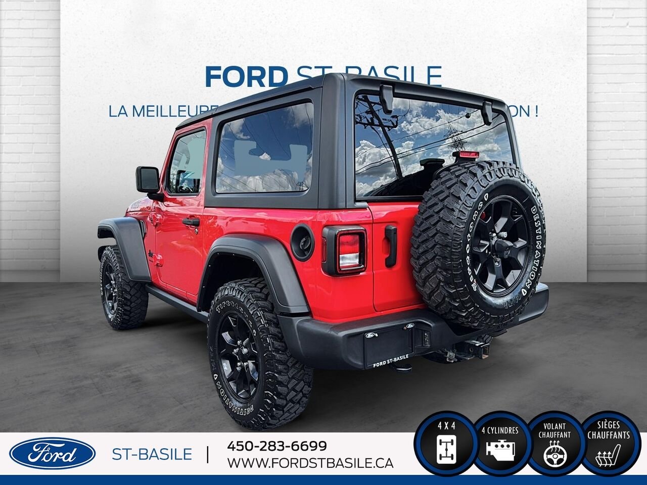2021 JEEP WRANGLER Red Saint-Basile-le-Grand - photo #5