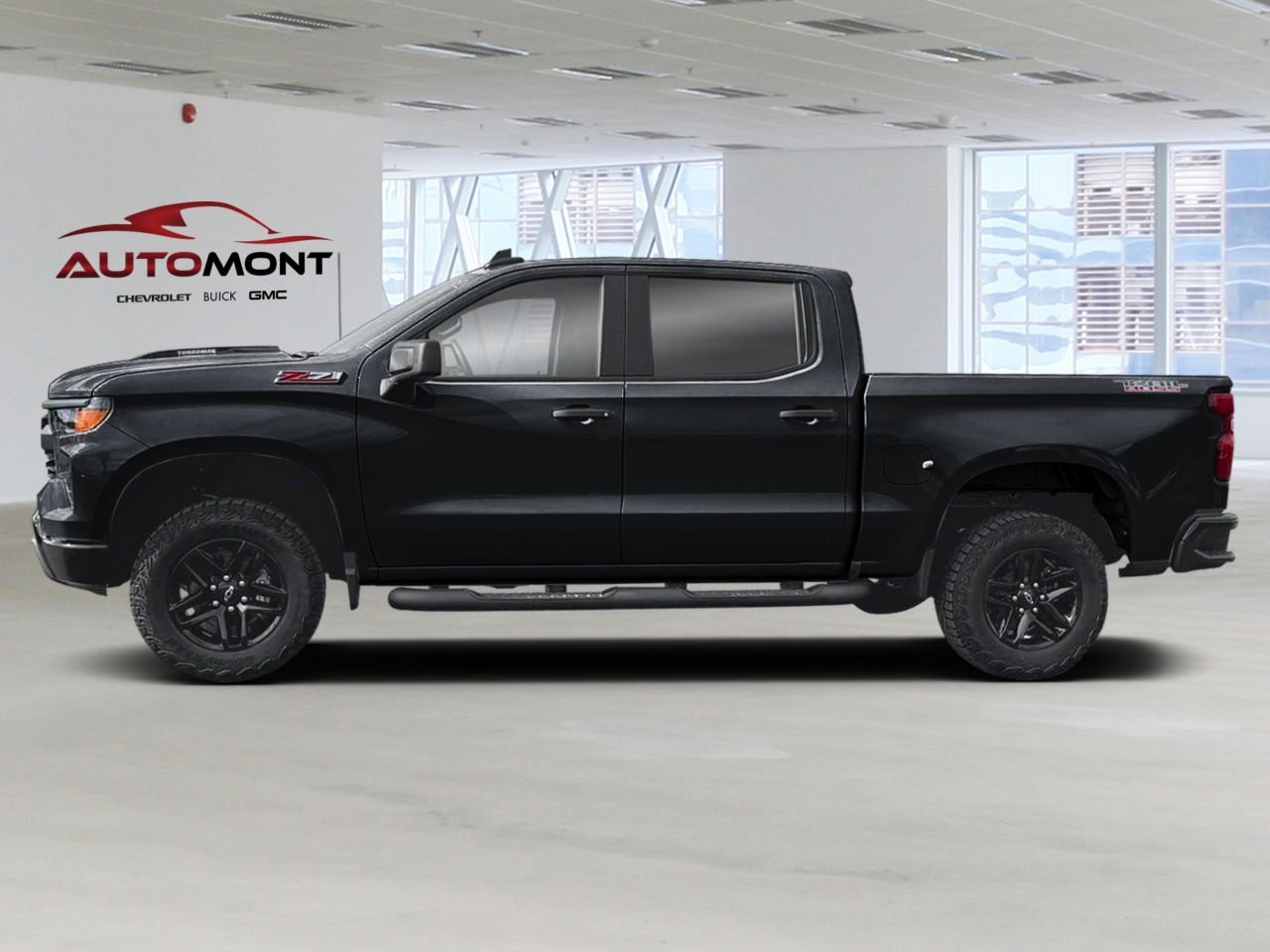 CHEVROLET Silverado 1500 K1500 SILVERADO CREW CAB CUSTOM TRAIL BOSS STD/BOX (2CX) 2026 Noir Mont-Laurier - photo #1