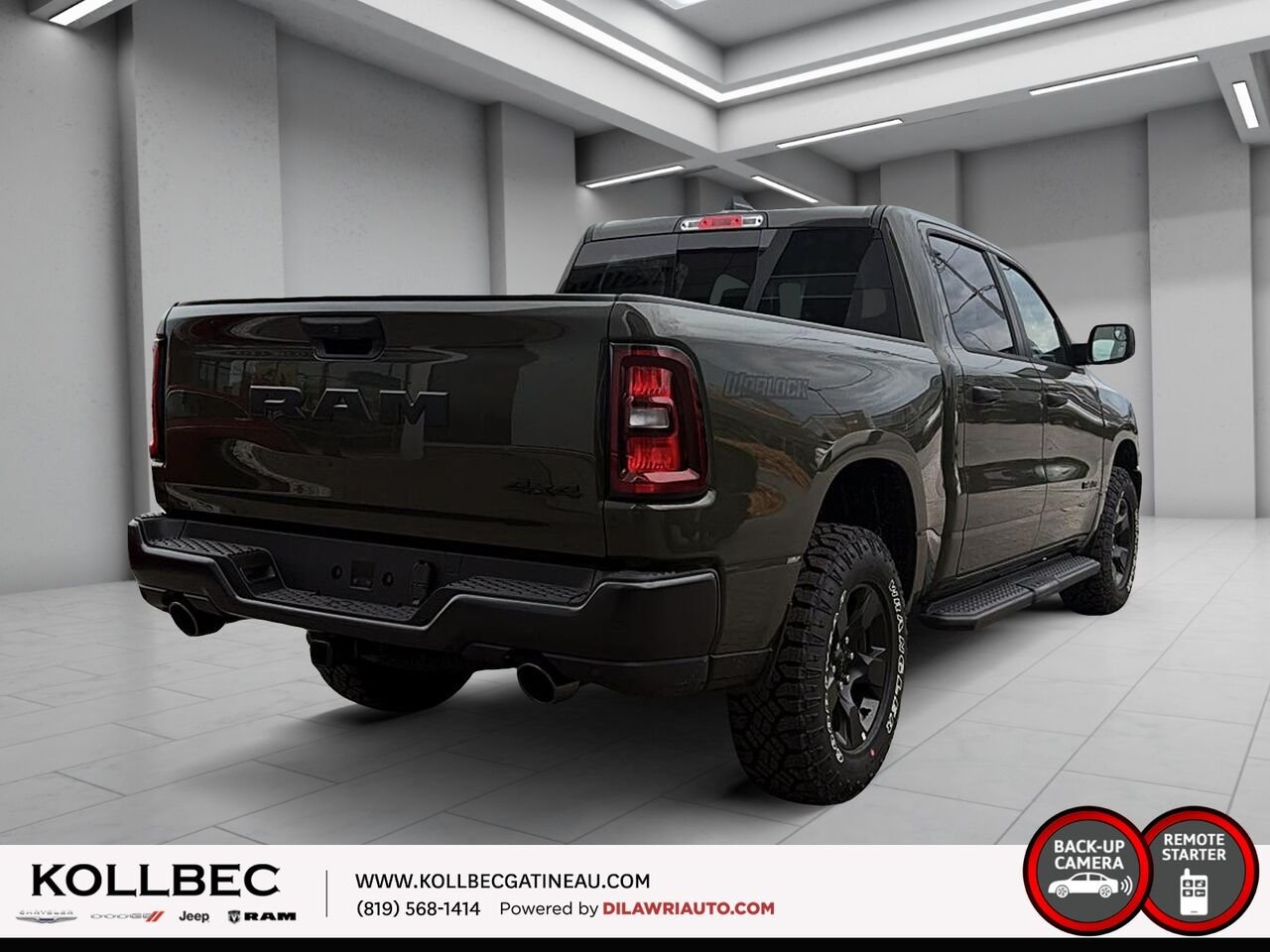 2026 RAM 1500 261280 | Warlock cabine d'équipe 4x4 caisse de 5 pi 7 po Red Pearl Gatineau - photo #4