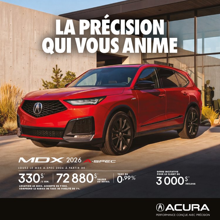 ACURA 1000x1000 octobre MDX 2026 FR