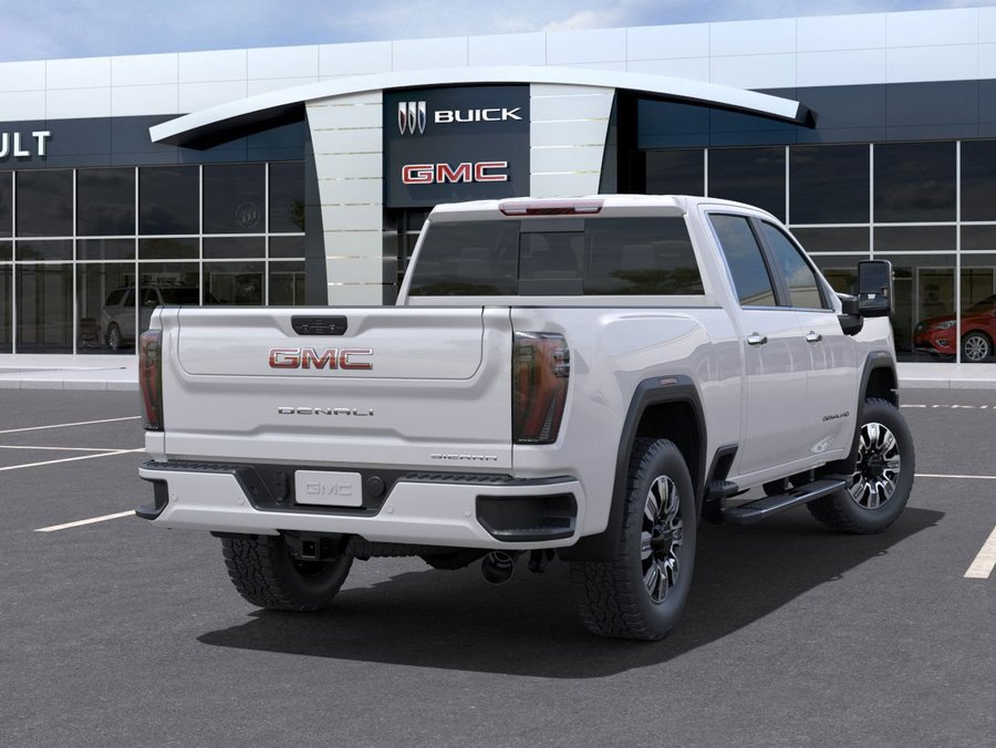 GMC Sierra 2500HD Denali 2025 Blanc givré, triple couche