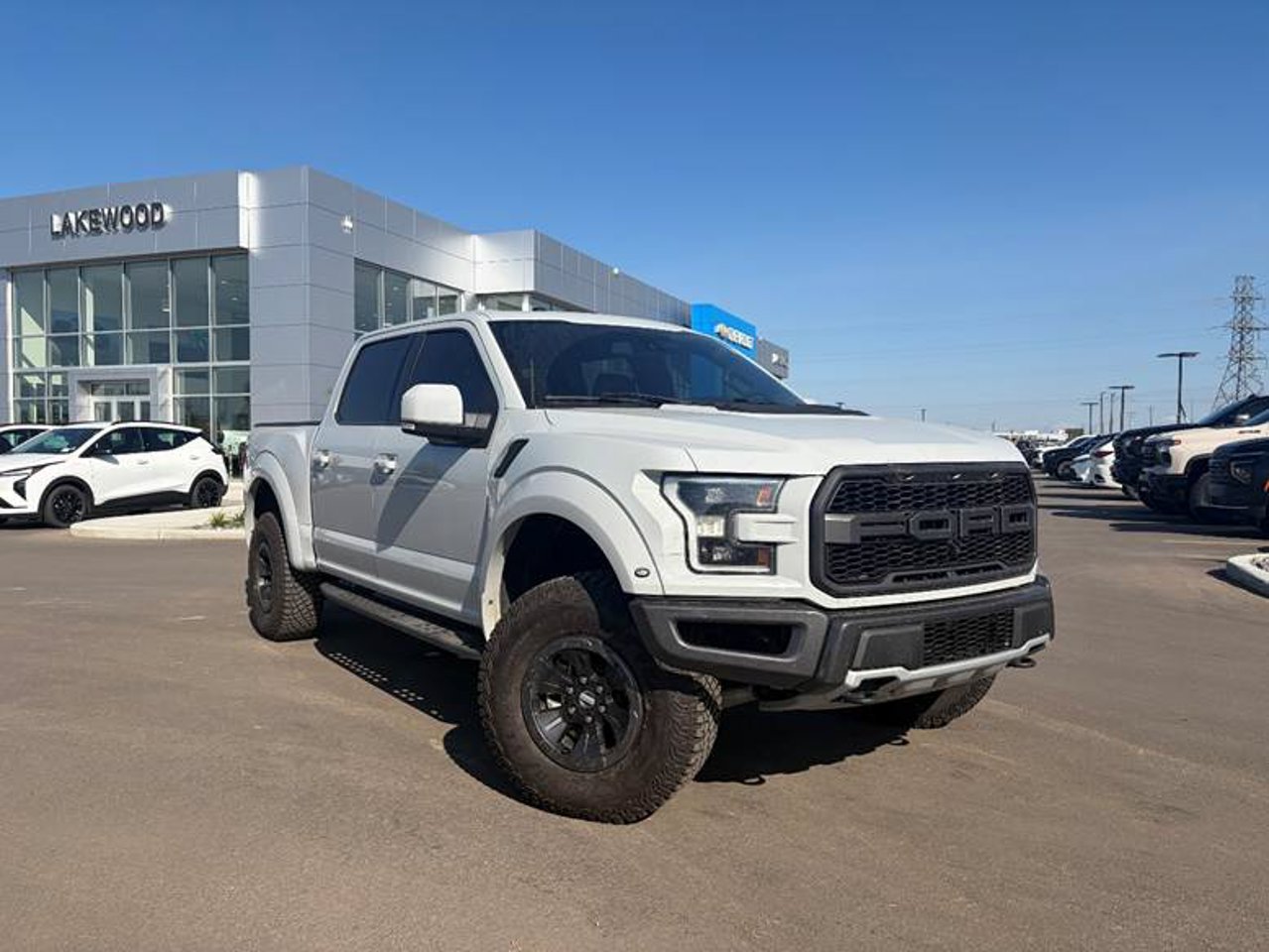 2017 Ford F-150 4WD SuperCrew 145 Raptor White Sherwood Park - photo #1