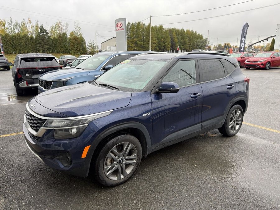 2023 Kia Seltos LX AWD PNEUS D'HIVER APPLE CARPLAY PAS ACCIDENTE Blue