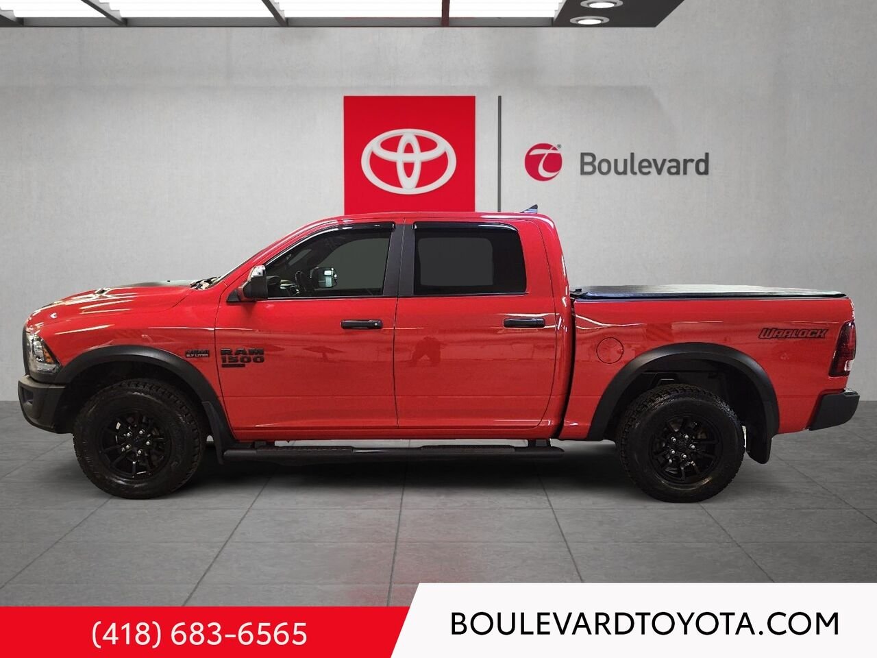 2021 Ram 1500 CLASSIC 100207B-50 | WARLOCK, 4X4 CABINE DE 5 PI 7 PO Red Québec - photo #6