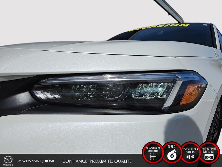 2023 Honda Civic Si berline Manuelle | TOIT OUVRANT | CLEAN CARFAX | White