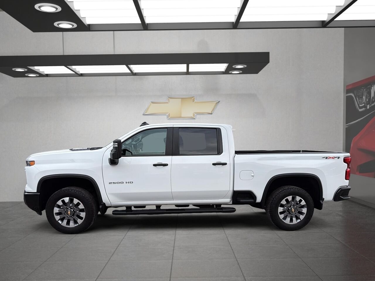 CHEVROLET SILVERADO 2500 CUSTOM 2024 Blanc Saint-Hyacinthe - photo #4