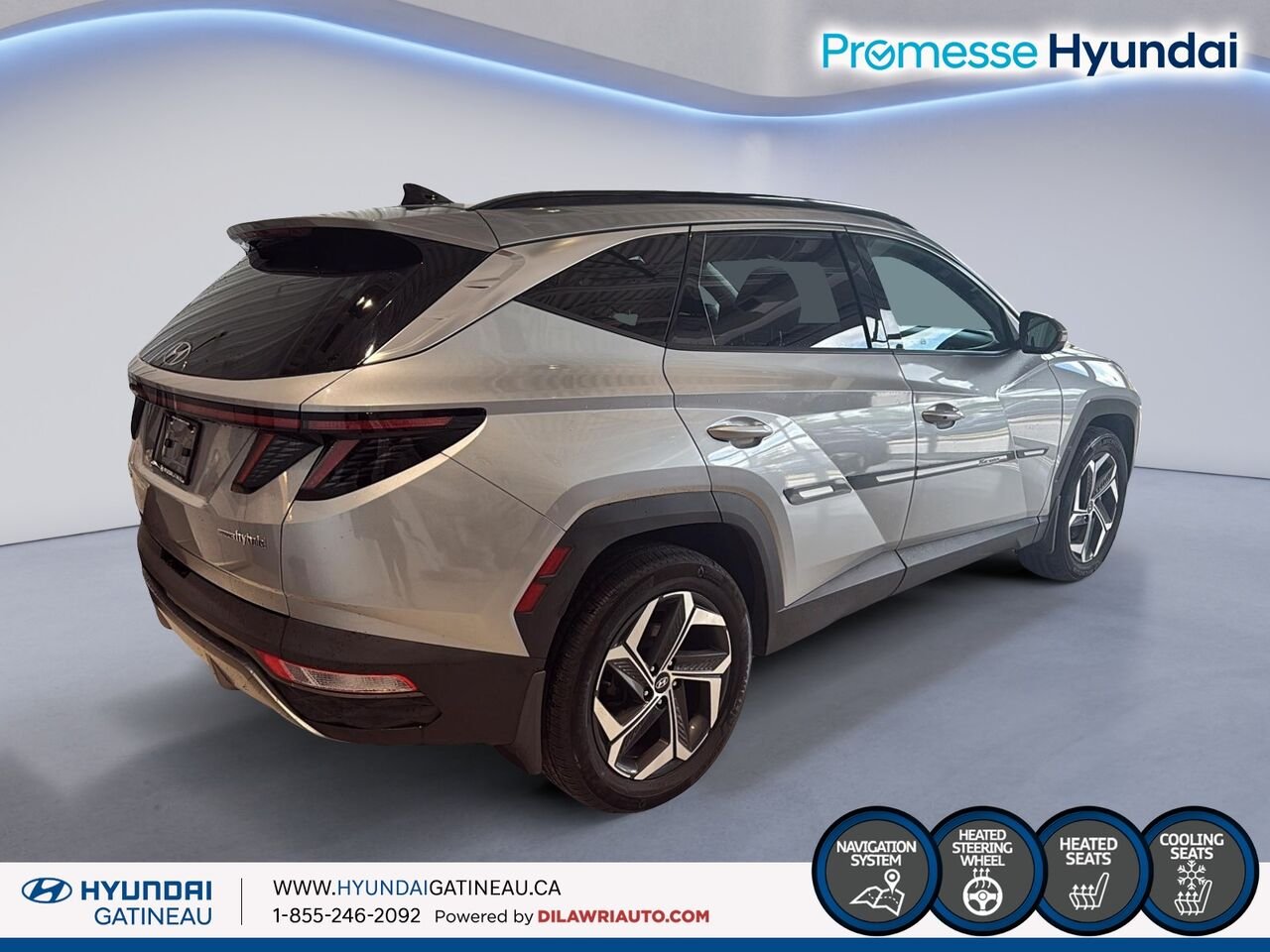 Hyundai Tucson hybride Ultimate TI*** cuir , toit ouvrant , navigation et plus *** 2022 Gris Ottawa & Gatineau - photo #3