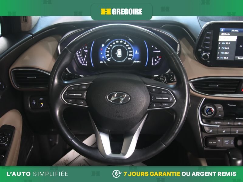 Hyundai Santa Fe 821912 | Ultimate AWD AUTO A/C MAGS CUIR TOIT NAV CAM RECUL 2020 Noir Laval - photo #24