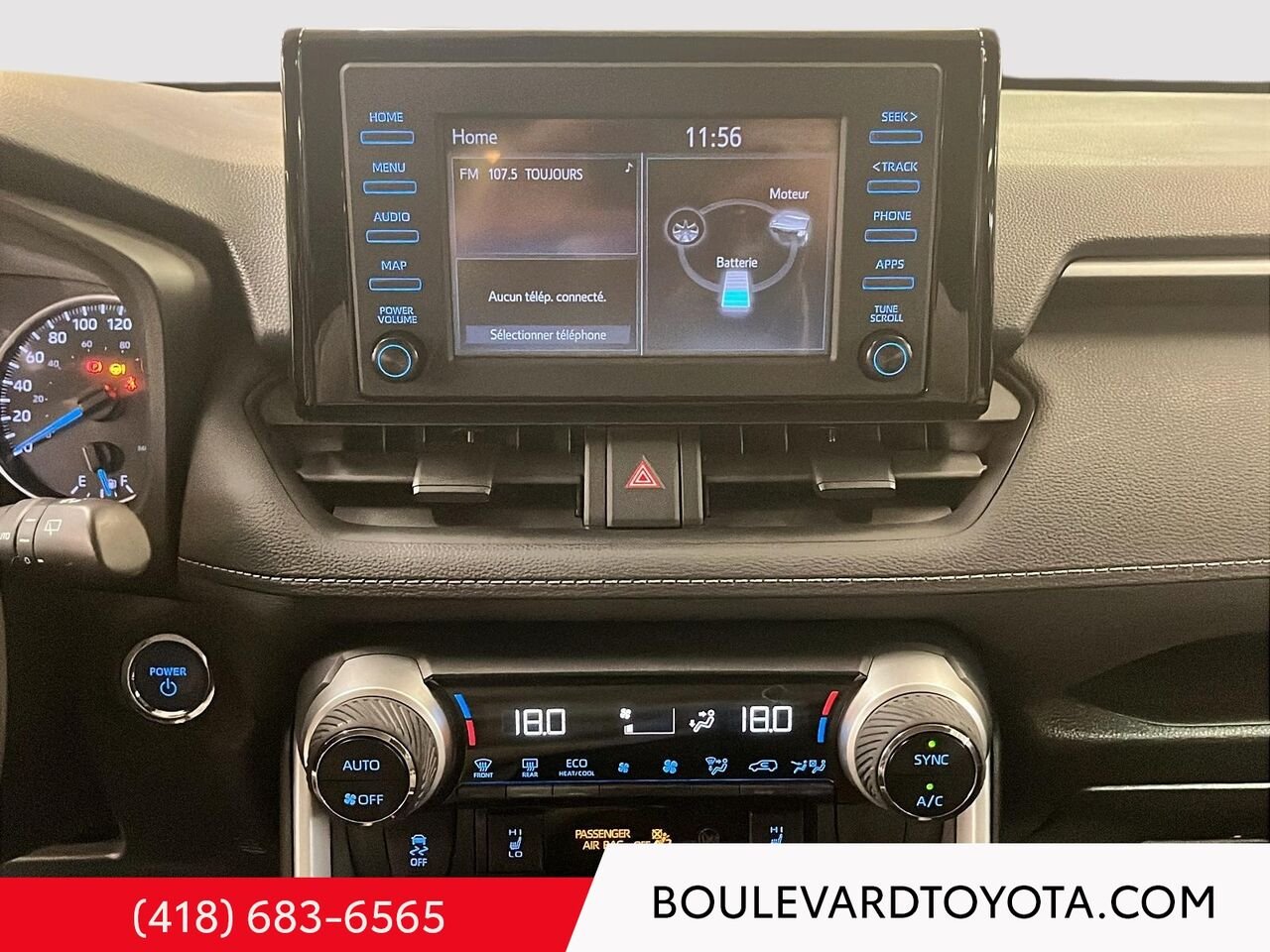 Toyota RAV4 100572A-93 | HYBRIDE XLE, AWD 2022 Gris Québec - photo #14
