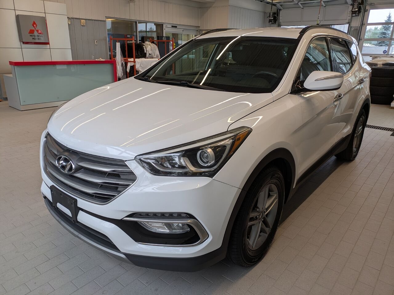 2017 Hyundai Santa Fe Sport White Gatineau - photo #1