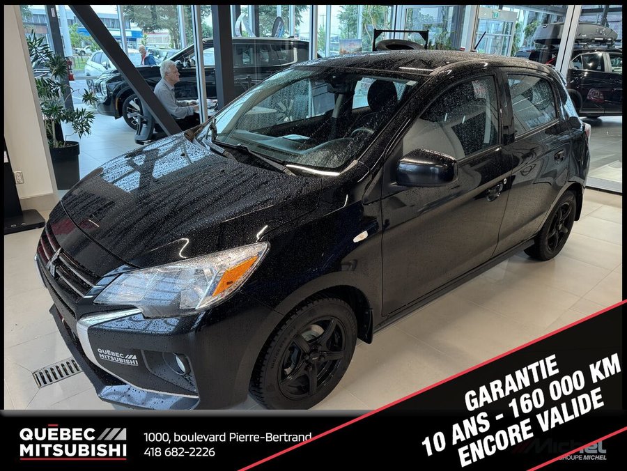 Mitsubishi Mirage ES, Apple Carplay/Android Auto 2024 Noir