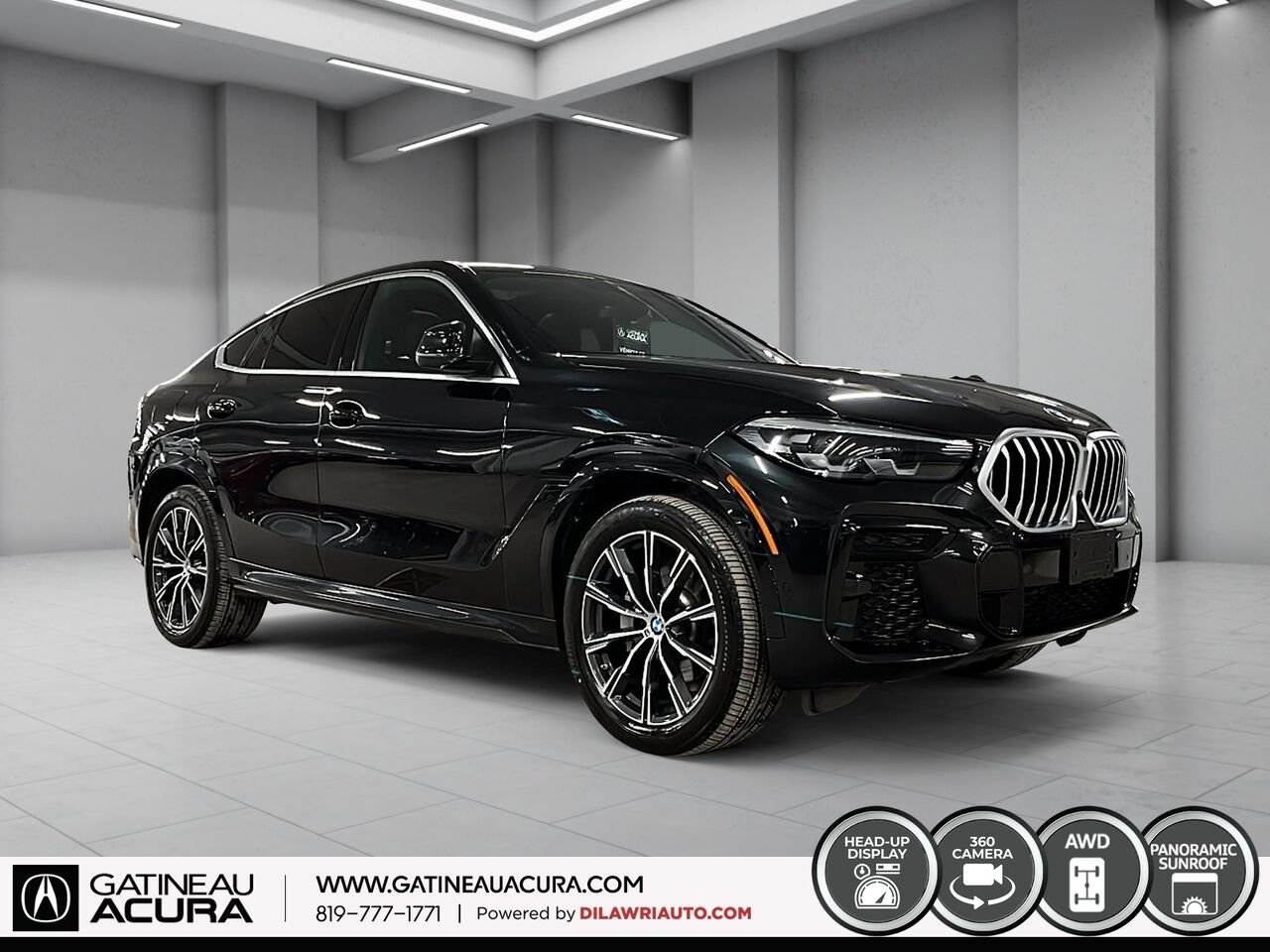 BMW X6 xDrive 40i coupé 2023 Noir Gatineau - photo #13