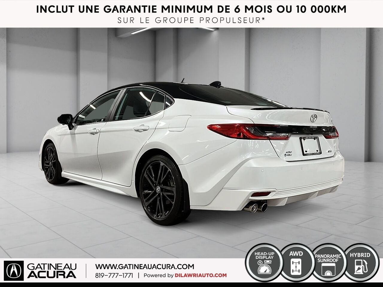 2025 Toyota Camry XSE AWD White Gatineau - photo #19