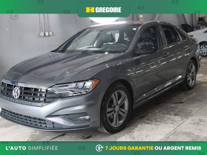2019 Volkswagen Jetta Highline AUTO A/C MAGS CUIR TOIT CAM RECUL BLUETOO Grey