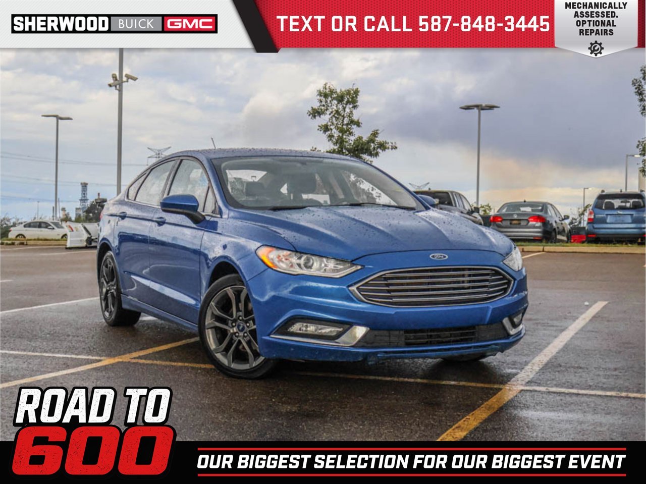 2018 Ford Fusion SE FWD Blue Sherwood Park - photo #0