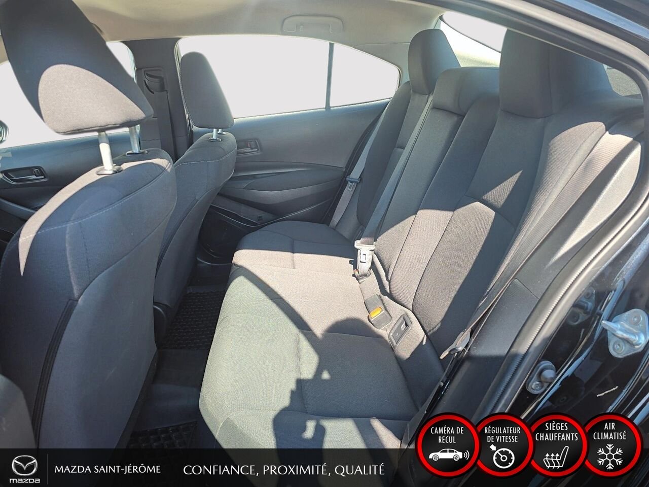 Toyota Corolla 2023 Noir Ste-Agathe des Monts - photo #19