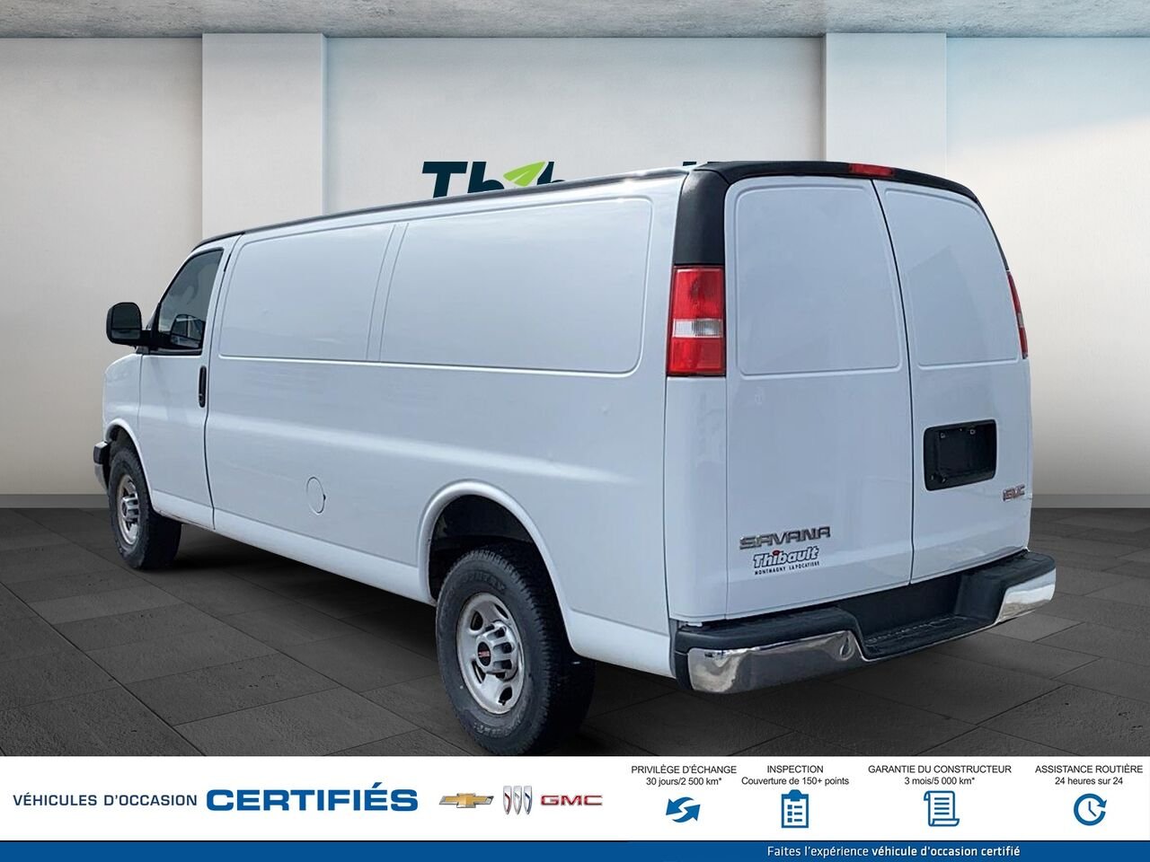 2019 GMC Savana Cargo Van Traction arrière 2500 155 po White Montmagny - photo #3