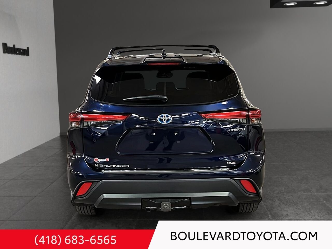 2023 Toyota Highlander 100375A-1 | HYBRIDE XLE, AWD Blue Québec - photo #4