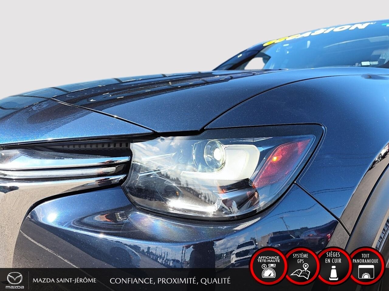 Mazda CX-90 hybride rechargeable GT | TOIT OUVRANT | CUIR | AWD | 2024 Bleu Saint-Jérôme - photo #1