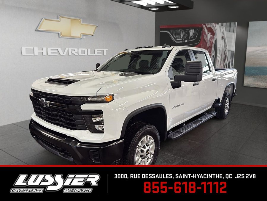 Chevrolet Silverado 2500HD WT cabine multiplace 4RM 159 po 2026 BLANC SOMMET
