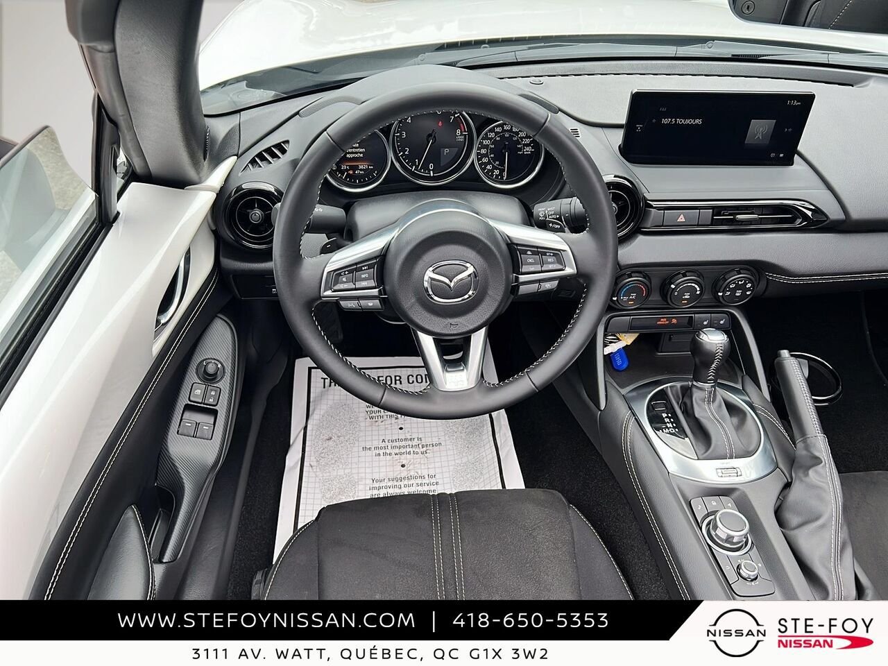 2025 Mazda MX-5 GS-P MIATA CLUB White Ste-Foy - photo #20