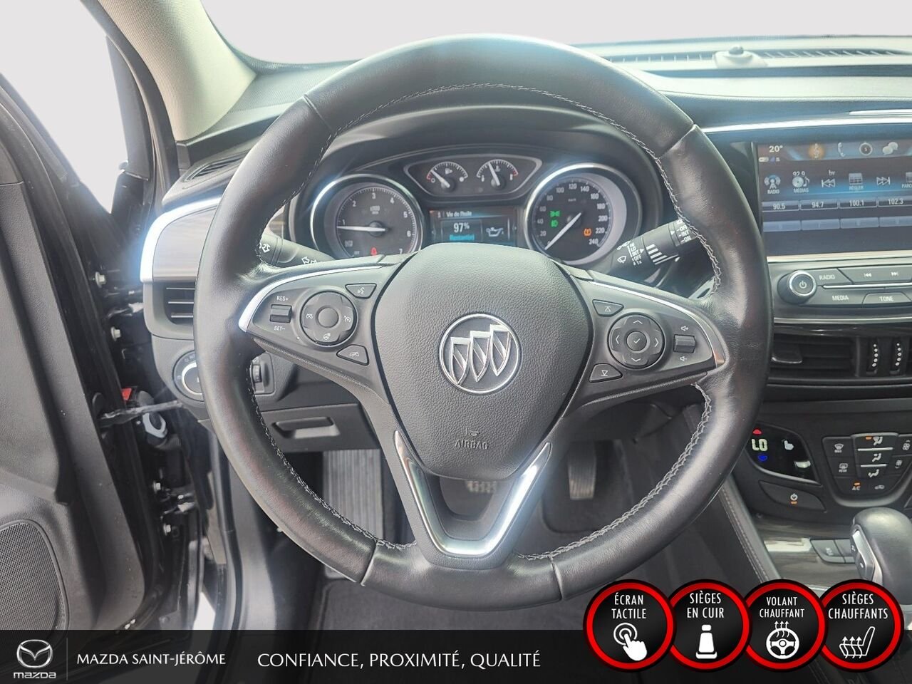 Buick Envision Essence | CUIR | AWD | 2019 Noir Saint-Jérôme - photo #13