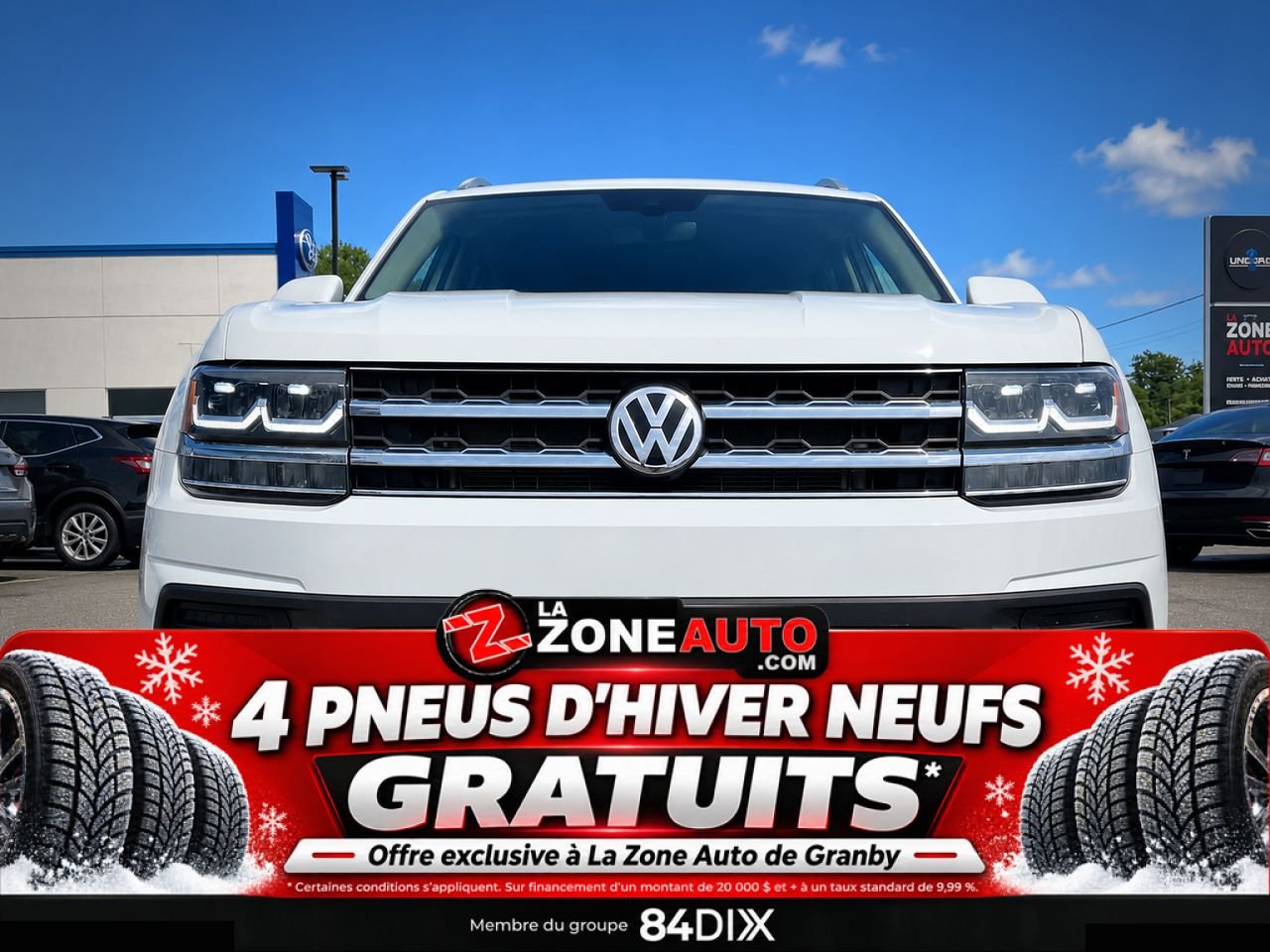 2019 Volkswagen Atlas V6 White Granby - photo #9