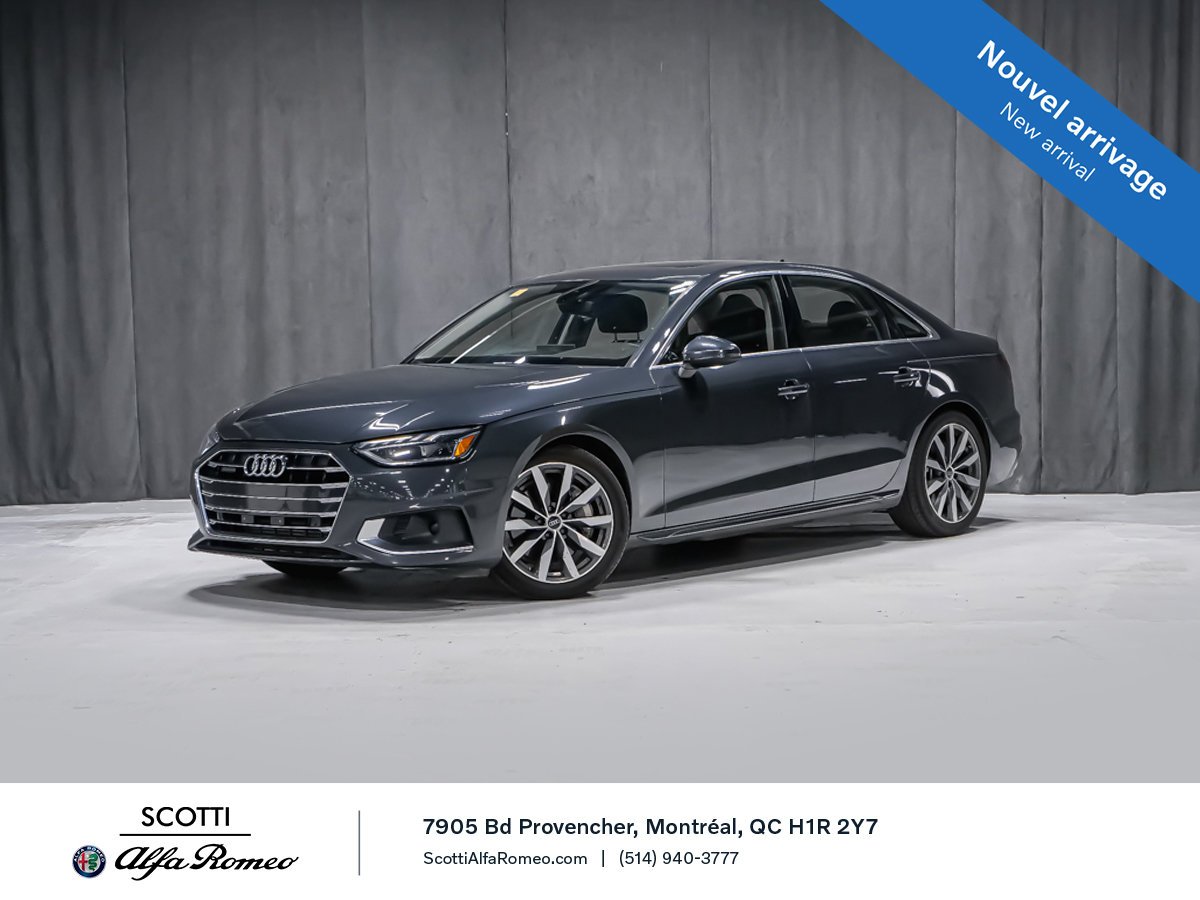 2024 Audi A4 Sedan KONFORT 45 Grey Montreal - photo #0
