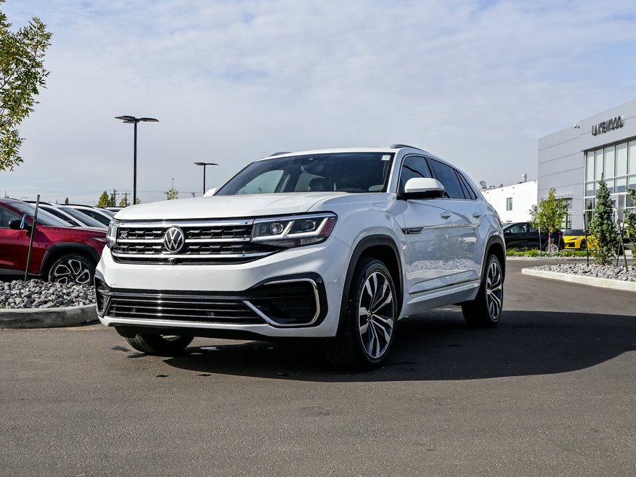 2020 Volkswagen Atlas Cross Sport Execline 4Motion 3.6L | Panoramic Sunroof White