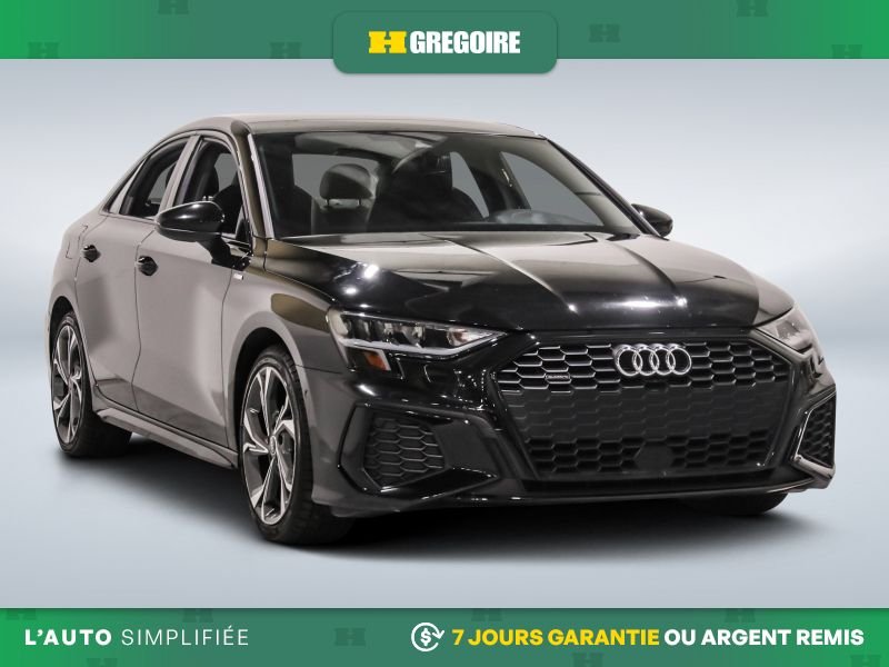 2023 Audi A3 Black Saint-Léonard - photo #0