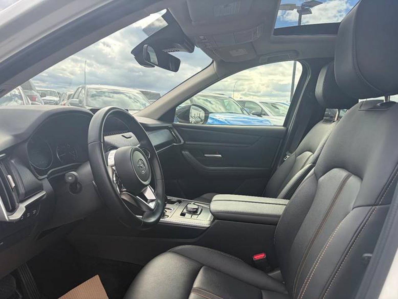 2025 Mazda CX-70 MHEV GS-L AWD White Sherwood Park - photo #5