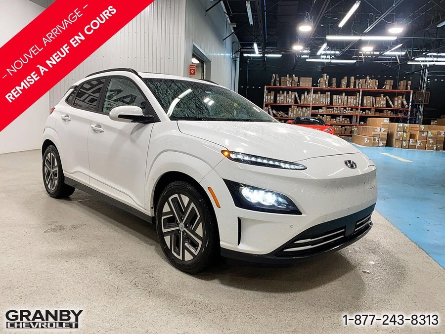 Hyundai Kona électrique Ultimate TA 2023 Blanc