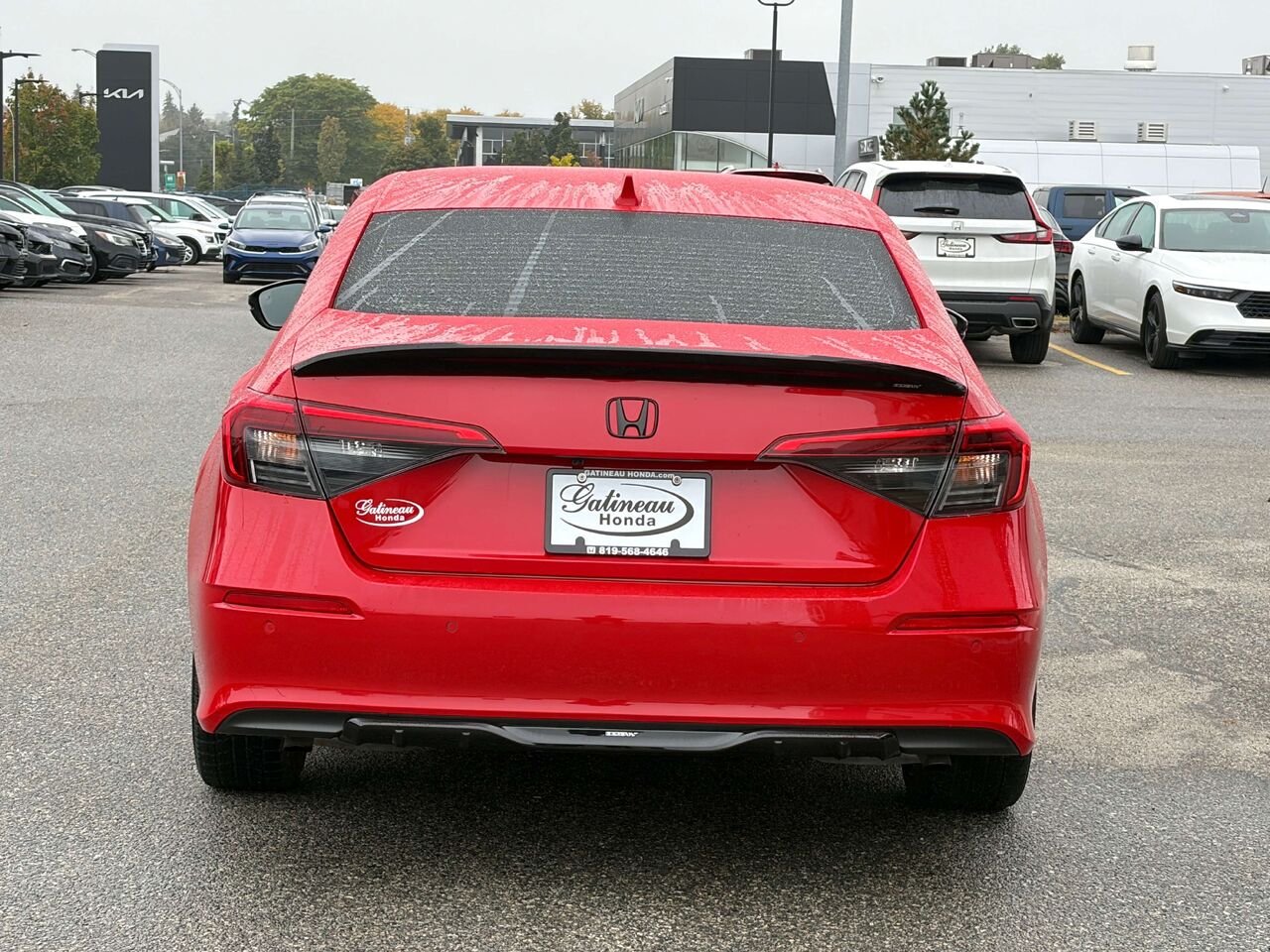 Honda Civic Touring 2022 Rouge Gatineau - photo #4