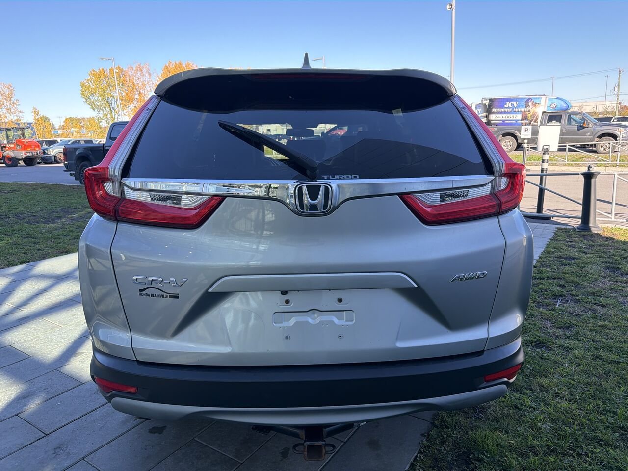 Honda CR-V 2F278C | EX-L Traction Intégrale ** CUIR ** TOIT ** CARFAX CLEAN ** 2019 Argent Saint-Jérôme - photo #4