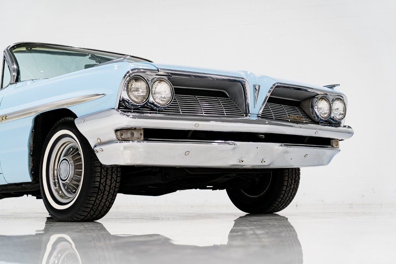 1961 Pontiac Bonneville **PRIX EN USD**C8 Suffix 389cu.in. TriPower 4 Speed Blue Montreal - photo #33