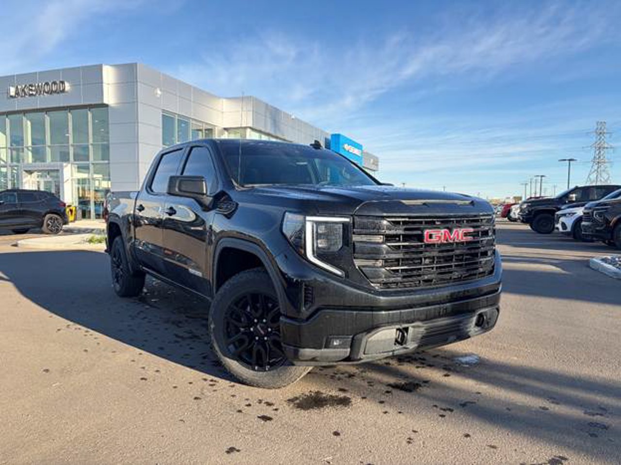 2025 GMC Sierra 1500 4WD Crew Cab 147 Elevation Black Sherwood Park - photo #1
