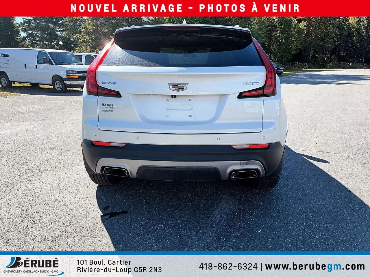 2019 CADILLAC XT4 AWD White Rivière-du-Loup - photo #3