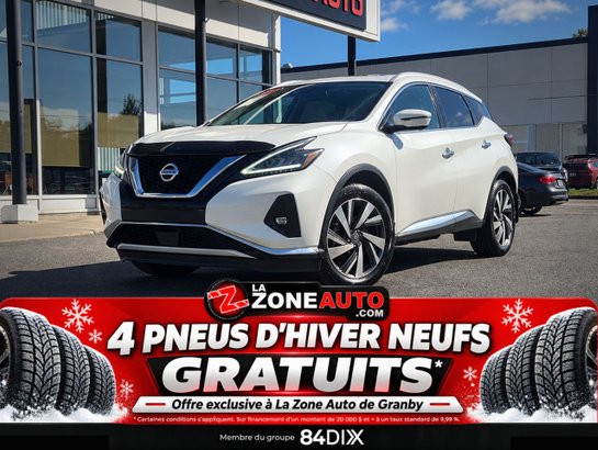 Nissan Murano SL AWD + SIÈGES CHAUFFANTS 2020 Blanc