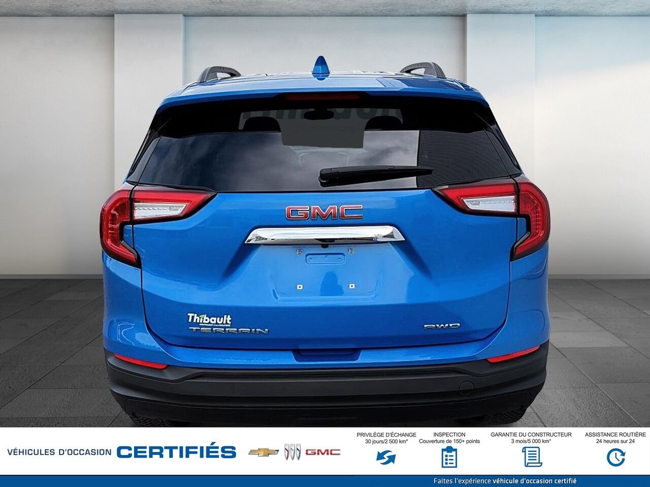 GMC TERRAIN Traction intégrale, 4 portes SLE 2024 Bleu Montmagny - photo #2