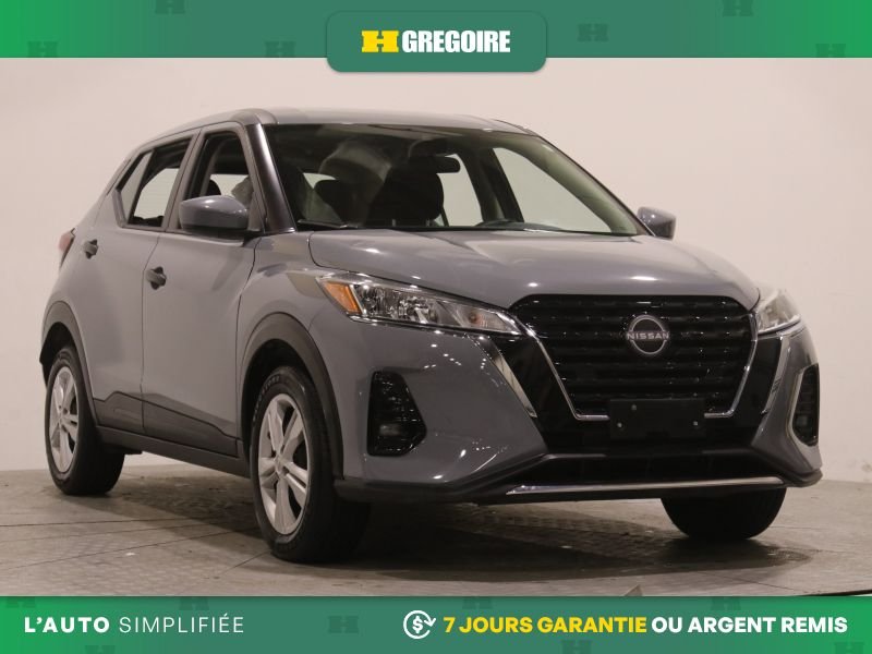 2025 Nissan Kicks S AUTO AC GR ELECT CAMERA DE RECUL BLEUTOOTH Grey