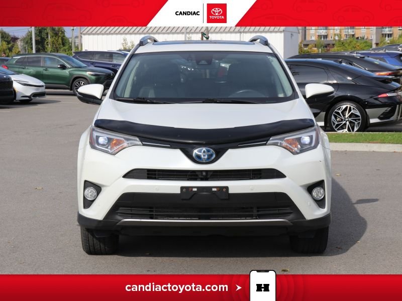Toyota Rav 4 Hybrid Limited AWD - CUIR - TOIT PANORAMIQUE - MAG 2018 Blanc