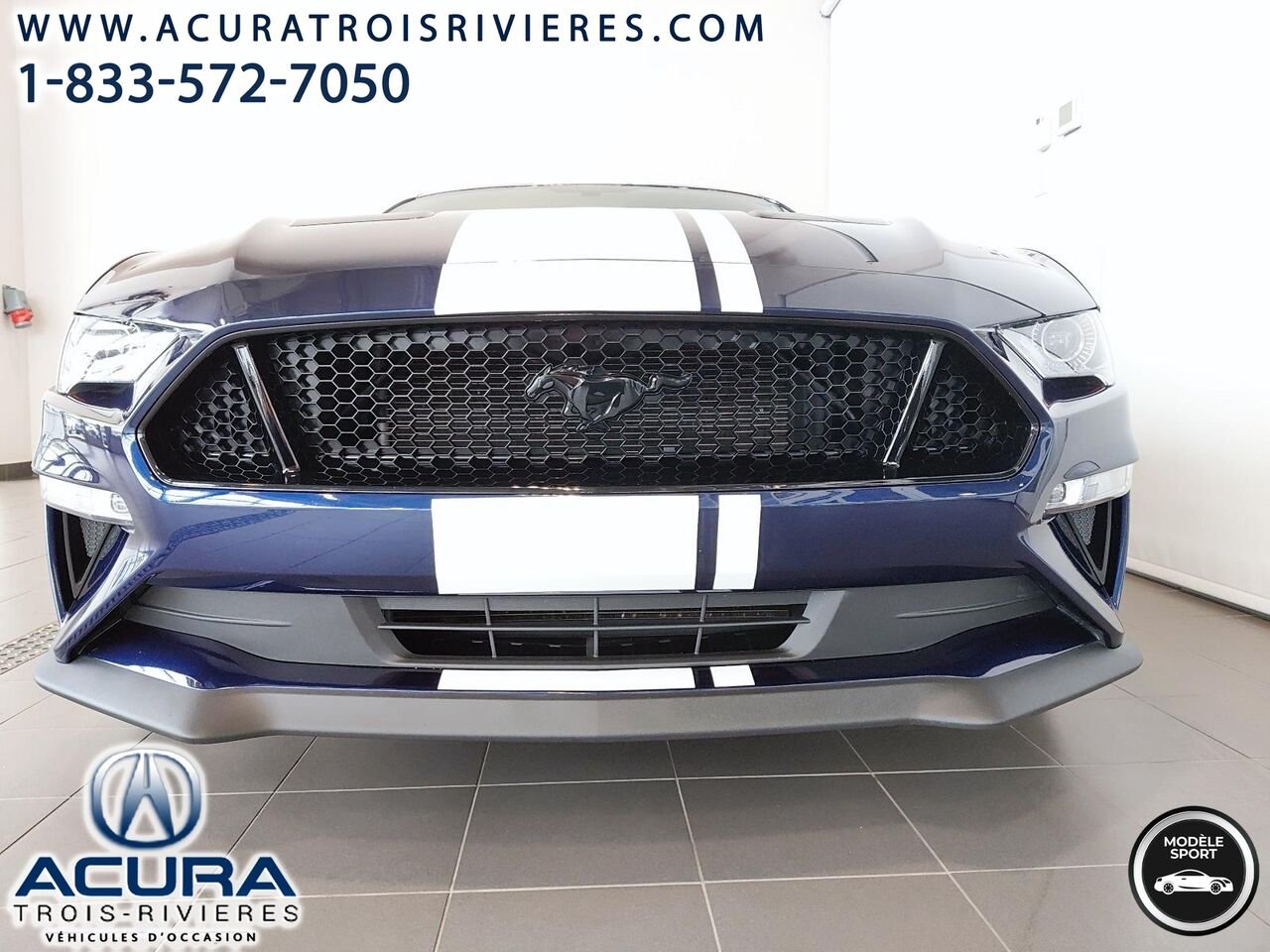 2018 Ford Mustang GT 5.0 LITRES Blue Trois-Rivières - photo #6